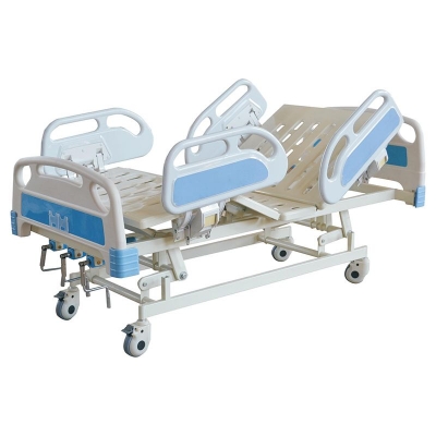 Giường bệnh điều dưỡng nâng hạ tích hợp ba chức năng, điều khiển bằng tay, cạnh giường, chất liệu ABS ZC-A04