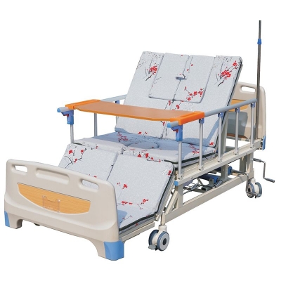 Giường bệnh viện bằng tay xoay đa chức năng cho ZC-QQ-1 gia đình