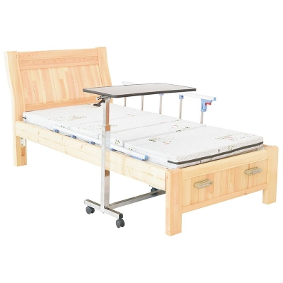 ZC-F09 Giường điều dưỡng bằng gỗ thông hai chức năng thủ công tại nhà