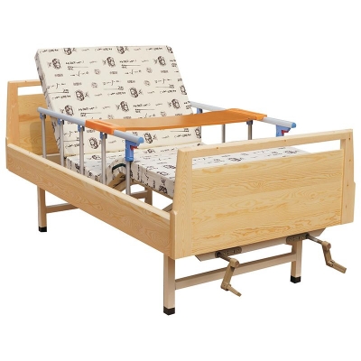 ZC-F02 Giường điều dưỡng bằng gỗ thông hai chức năng thủ công tại nhà