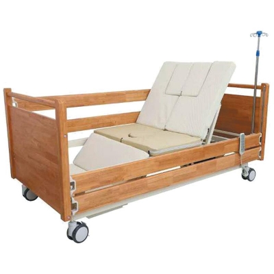 Giường bệnh bằng gỗ sồi đa năng có chức năng đảo chiều, chạy điện gia dụng ZC-D02-20